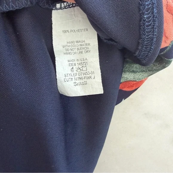 Floral Flounce Sleeve Boho Chic Maxi Faux Wrap Dress Cottagecore Coastal Small - Picture 8 of 11